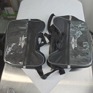 BESTEM small motorcycle saddlebag LINERS. w detachable shoulder straps & bonus..